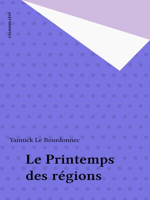 cover image of Le Printemps des régions